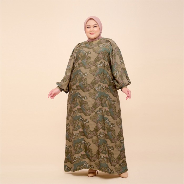 TERBARU Gamis wanita big size pakaian muslim big size (zaskia mecca big size)