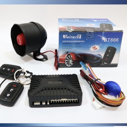 Modul Remote mobil Lock Unlock plus Alarm berikut Toa speaker alarm