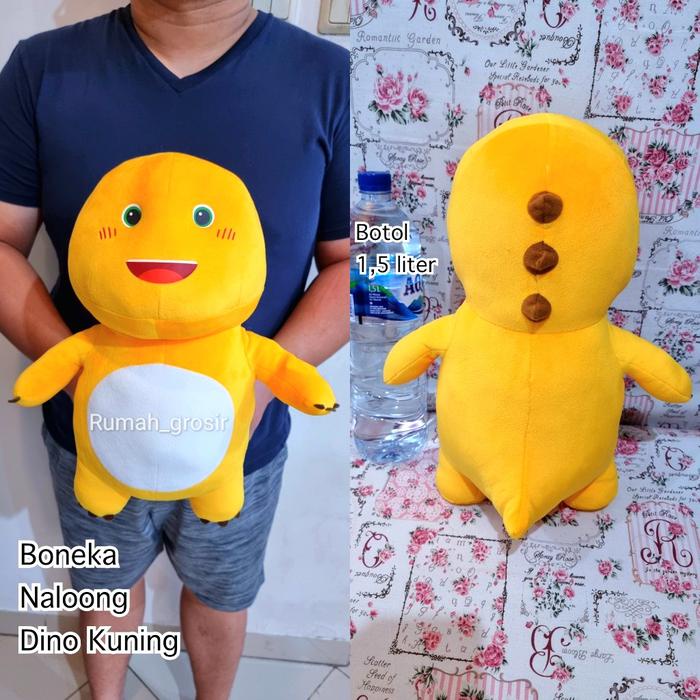 Produk Terbaru (Rumah Grosir) Boneka Nailong Nalong Naloong Dino Kuning Plush Yellow Dinosaurus