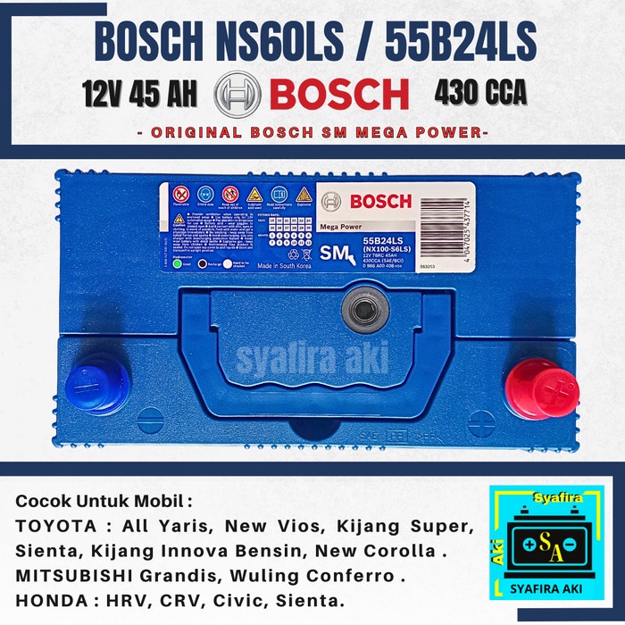 AKI BOSCH NS60LS / 55B24LS