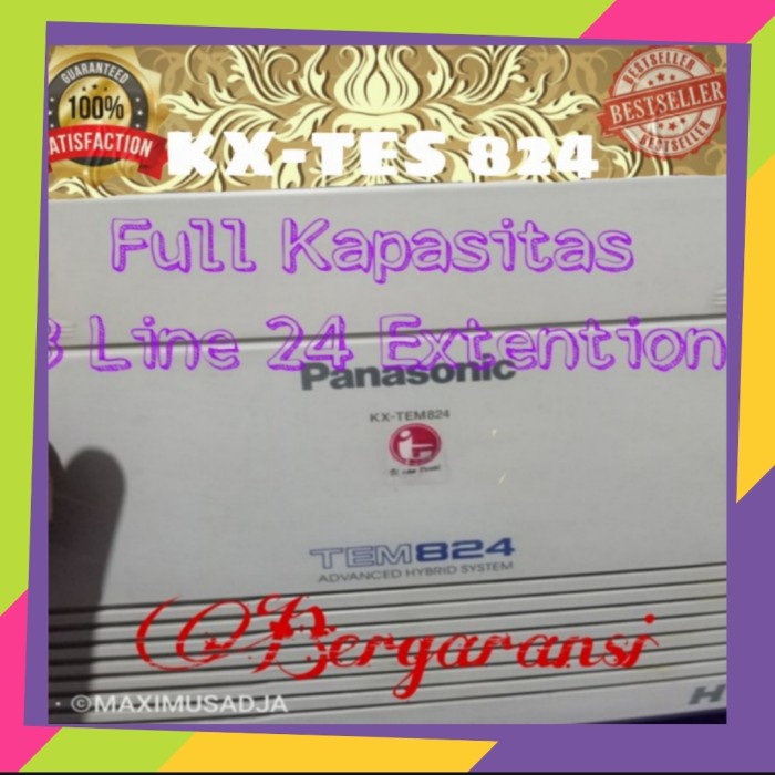 Termurah PABX PANASONIC KX-TES824 FULL KAPASITAS 8LINE 24EXT