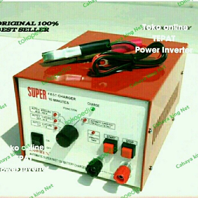 SUPER FAST LAWERAN CHARGER AKI 12V - - BERKUALITAS DI JAMIN ORIGINAL