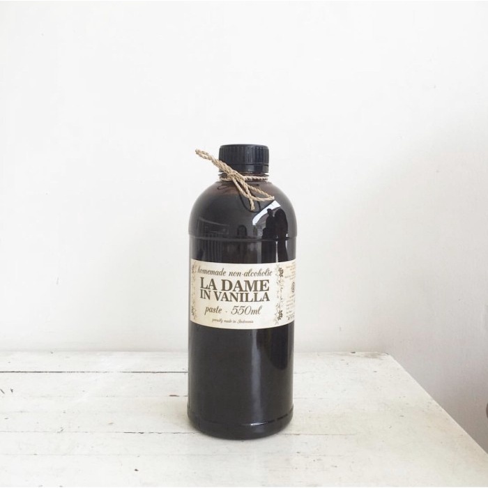 

Ready Stok" La Dame In Vanilla Paste 550Ml - Pasta Vanila Halal Mui