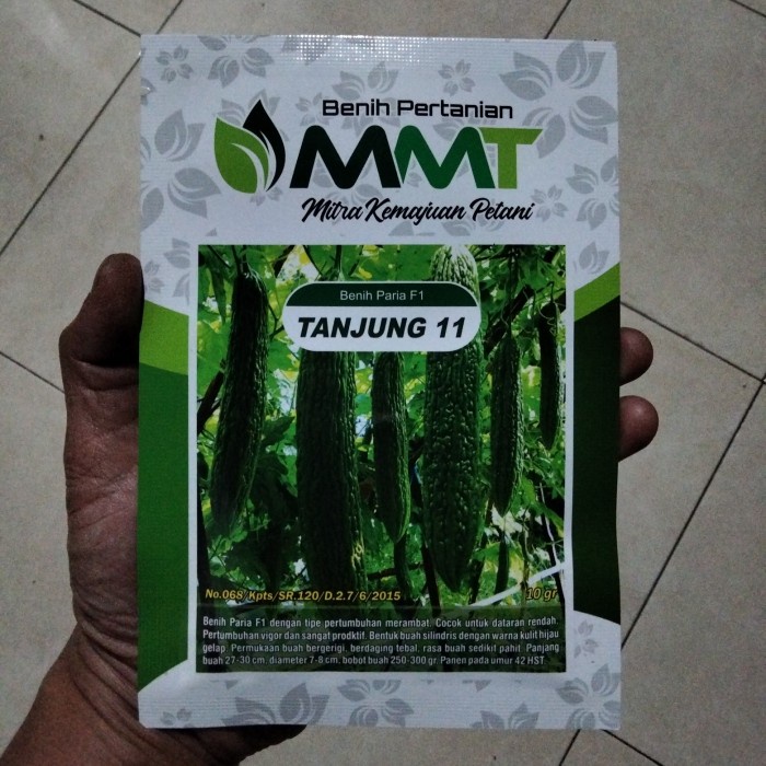 New Bibit Pare F1 Tanjung 11 Kemasan 10 Gram - Benih Paria Tanjung 11 Ready