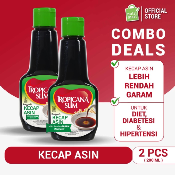 

Twin Pack: Tropicana Slim Kecap Asin 200Ml