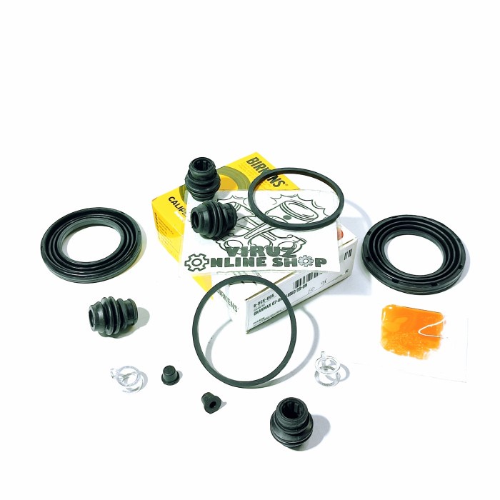 Ready stock] REPAIR KARET KALIPER CALIPER DISC BRAKE REM CAKRAM KIT DEPAN DAIHATSU GRANDMAX GRANMAX