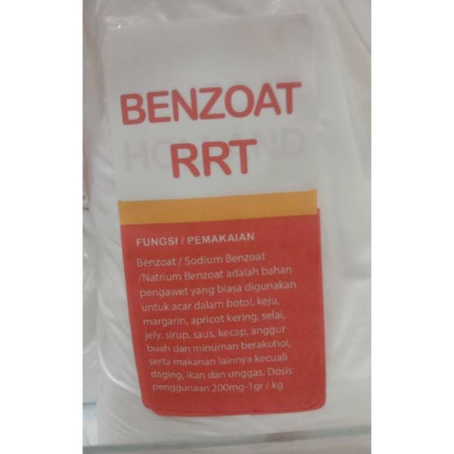 

Ready Stok" Benzoat Rrt/ Sodium Benzoat/Natrium Benzoat Pengawet Makanan