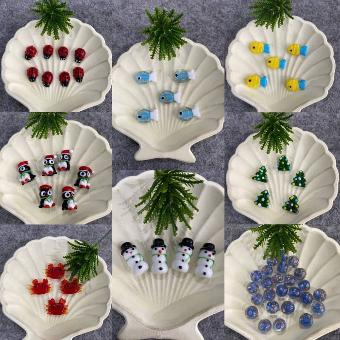 

paling diminati] 1 PCS GLASS BEADS MURANO LAMPWORK KARAKTER & GLASS BEADS