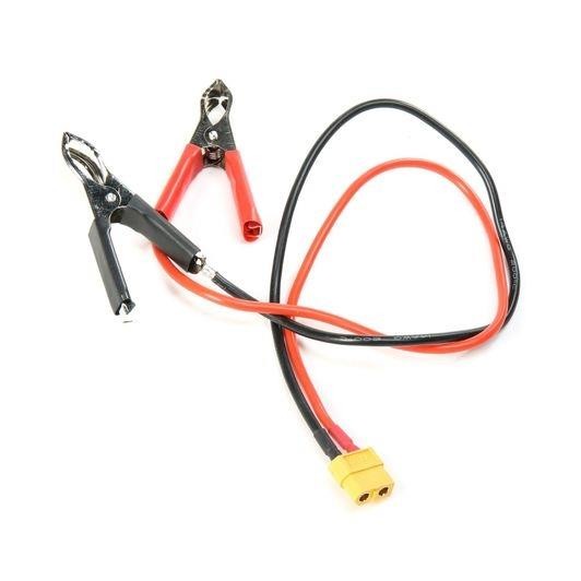 1meter kabel 12AWG dengan XT60 dan jepitan buaya aki accu 45mm for rc