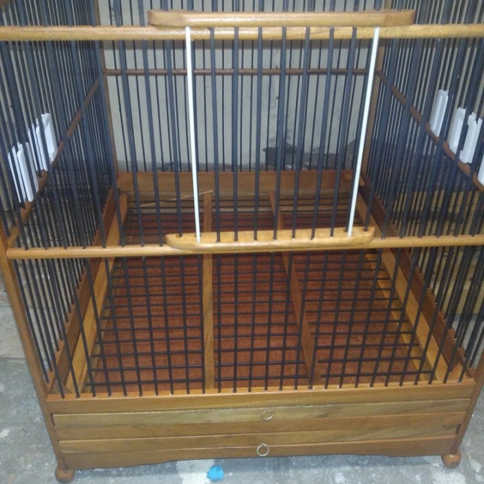 kandang burung jalak/kandang cucak rowo/kandang solo jeruji viber htam DiskonJual MurahHarga