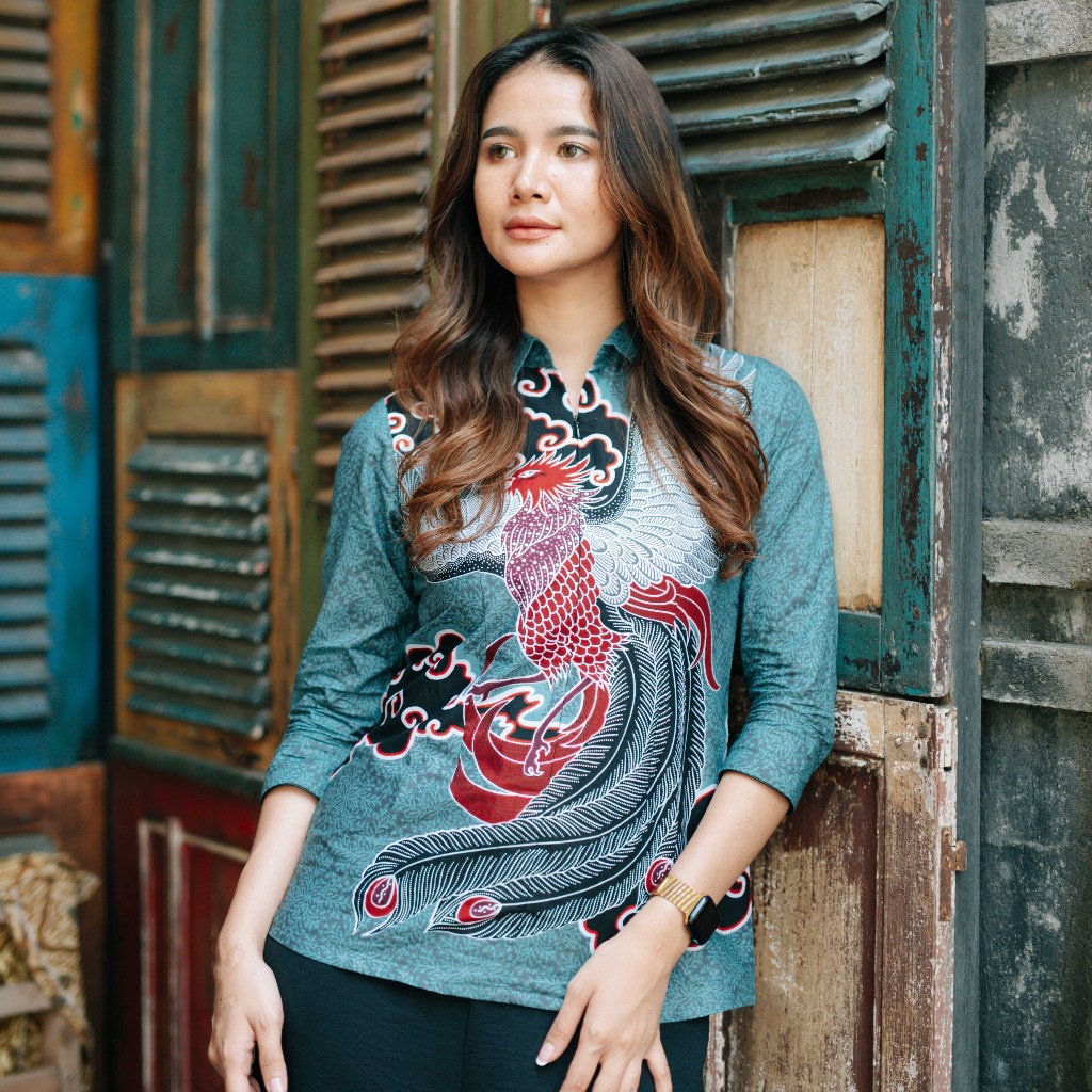 Hadinata Batik Wanita Blouse Ara Archie