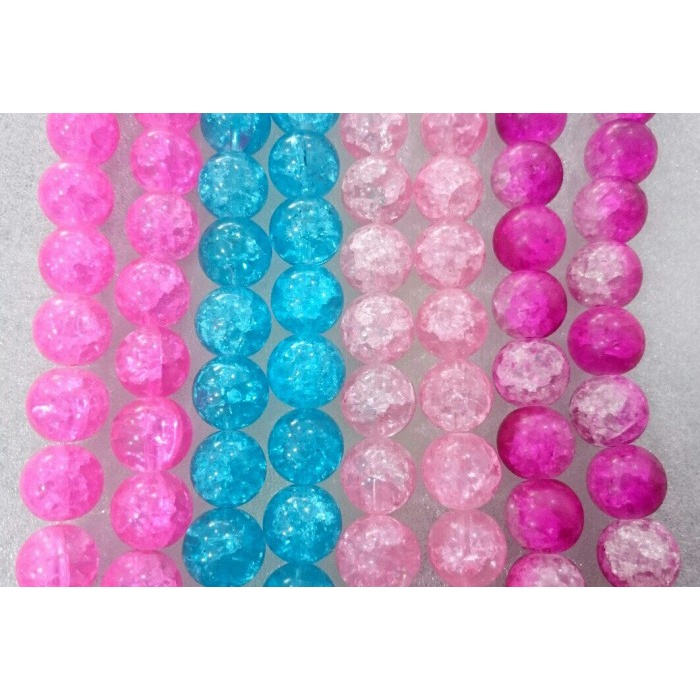 

~~~~~] KRISTAL CRACK PINK / MANIK BOLA SALJU RETAK 16MM