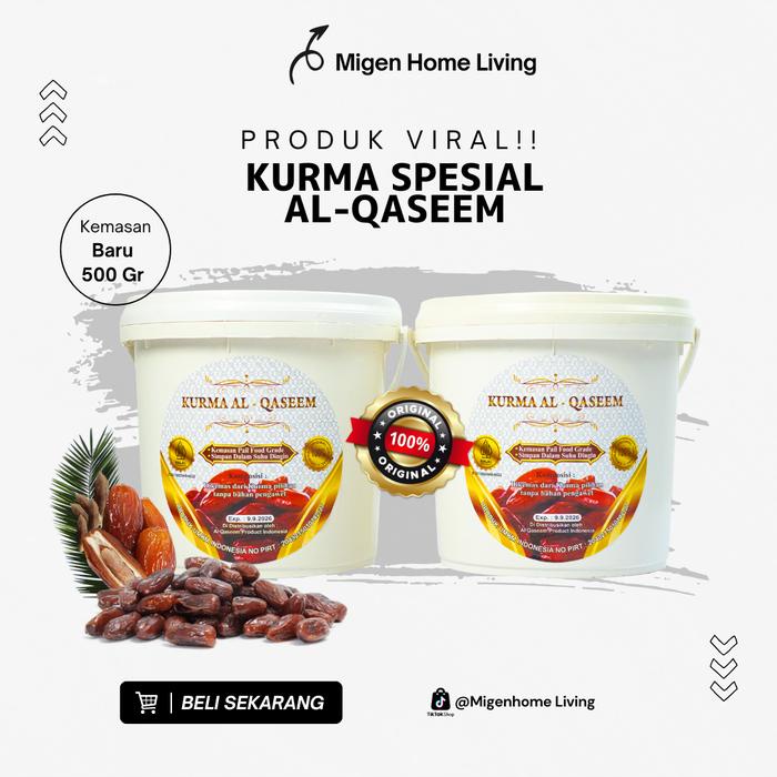 

( ISI 2 EMBER) KURMA AL QASEEM 500gr EXP 2026 KURMA AL QASEEM 1KG