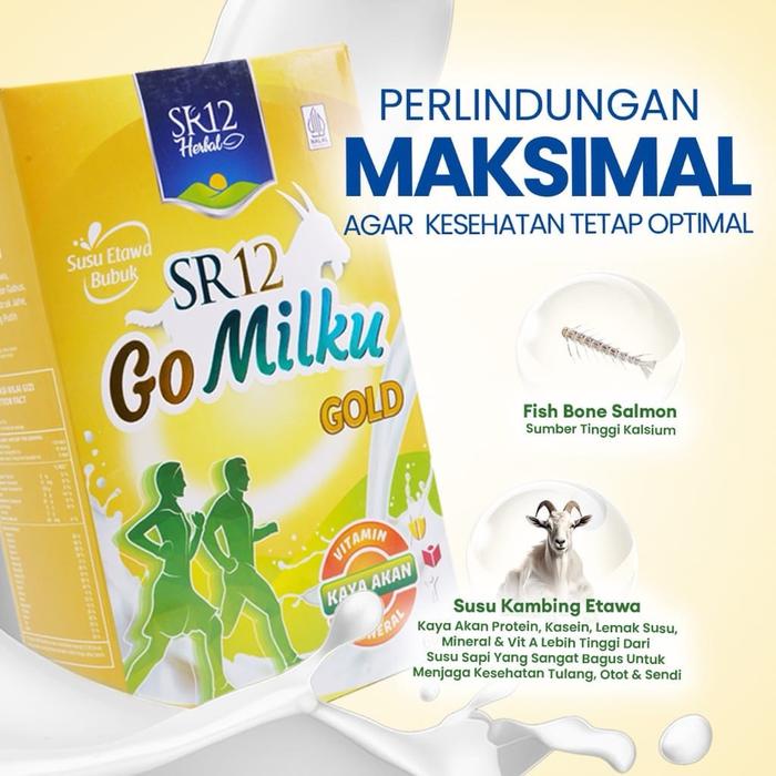 

Susu Kambing Etawa Varian Gold 600gr & 200gr