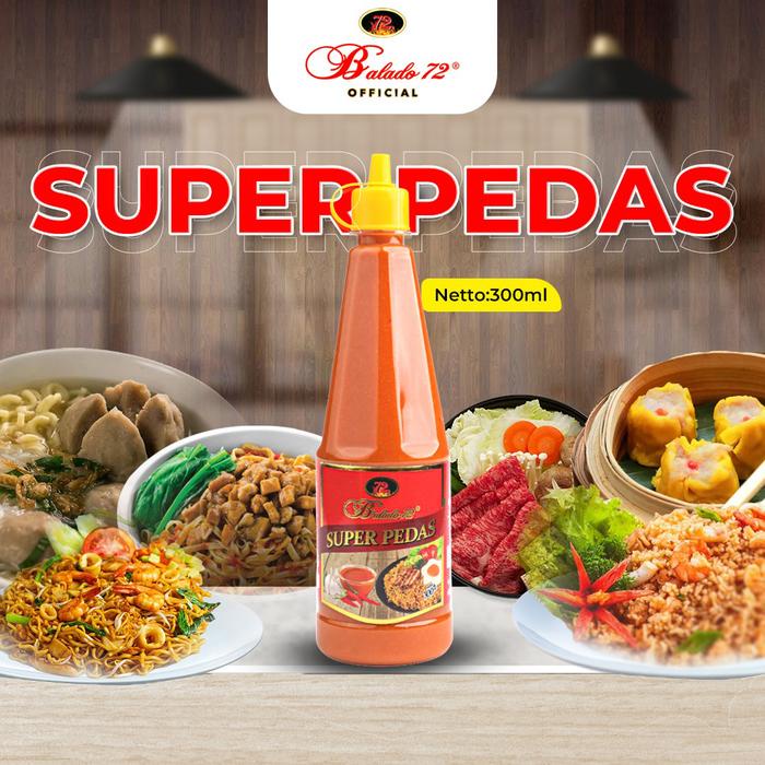 

Balado72 Sambal Cabe Rawit Giling Murni Pedas Ukuran 300ml