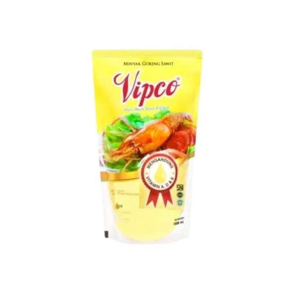 

VIPCO MINYAK GORENG SAWIT POUCH 1 LITER