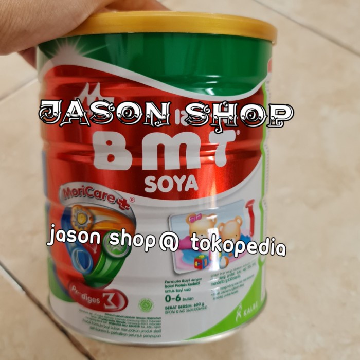 Morinaga BMT soya 1 (0-6 bulan) 600 gram/Susu BMT Soya 1 600 gram