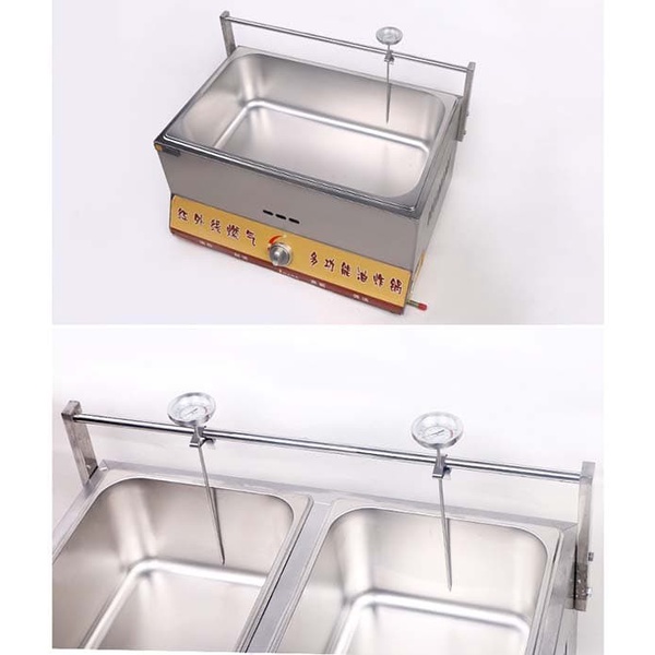 Frying Thermometer 40Cm Ukur Suhu Minyak Air Stainless Steel Analog 40