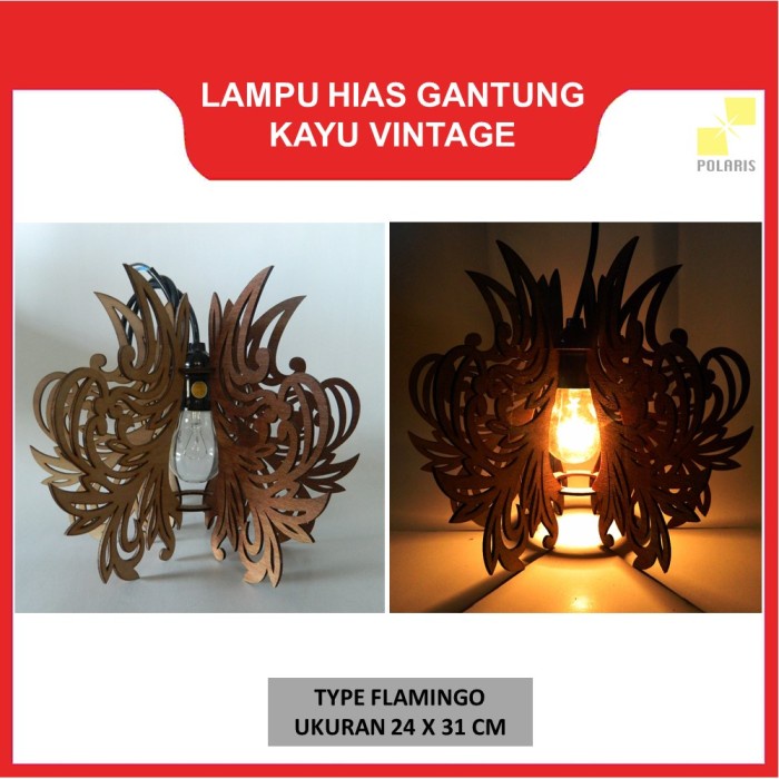 Lampu Hias Gantung Ruang Tamu Kamar Ruang Makan Vintage Unik nimalis