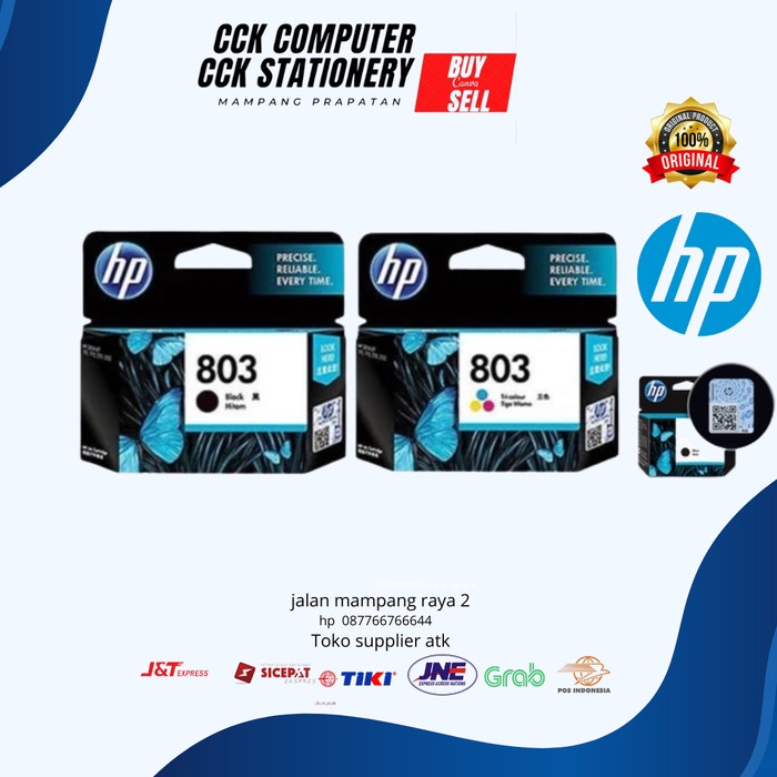 HP cartridge 803 Black & HP cartridge 803 Color (1set) Original