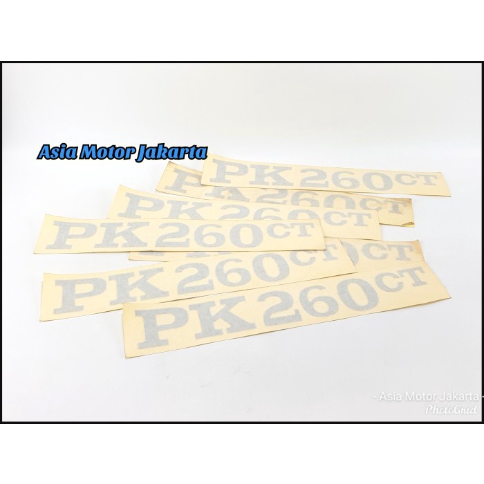 *****] Sticker Tulisan PK260CT - Ornament - Truck Nissan Euro - PK260CT