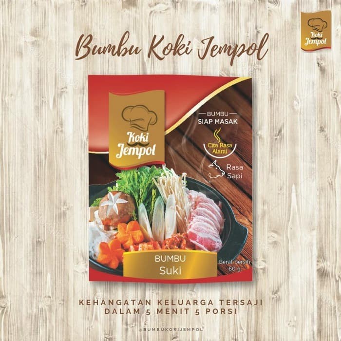 

FREE ONGKIR Bumbu Masak Instant Suki Koki Jempol 60gr