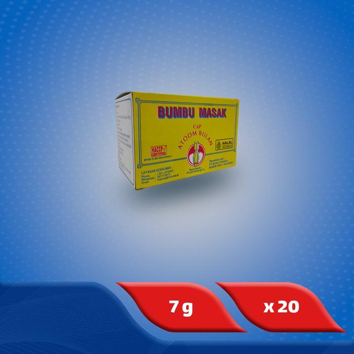 

TERUJI Atoom Bulan Bumbu Masak 7 g x 20 pcs