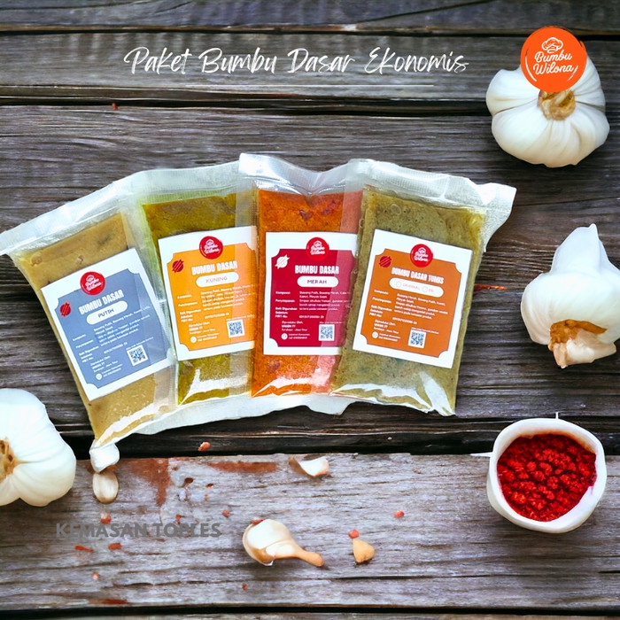 

TERMURAH [REFILL] EKONOMIS BUMBU DASAR PUTIH / MERAH / KUNING HOMEMADE NON MSG