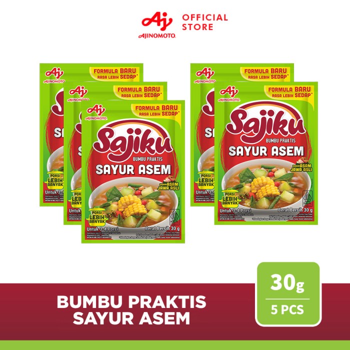 

TERMURAH Sajiku Bumbu Praktis Sayur Asem 30g (5 pcs)