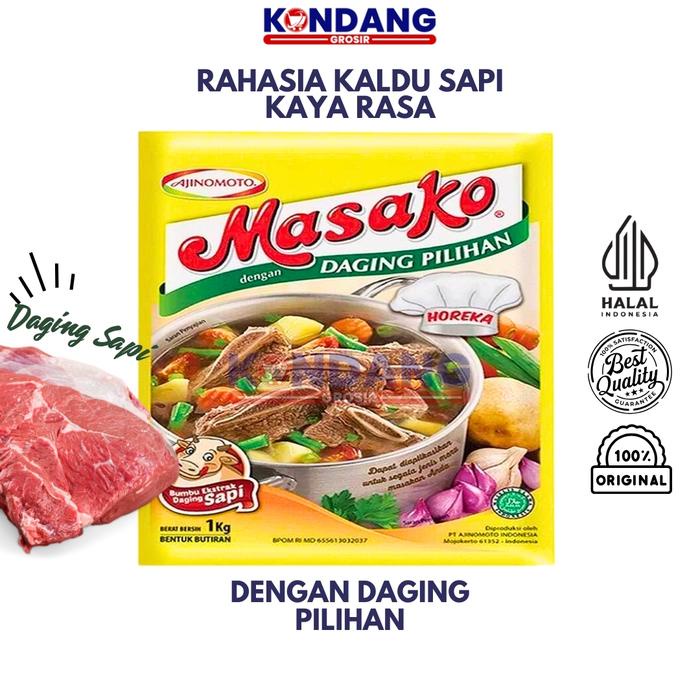 

BOOM SALE Masako Bumbu Ekstrak Daging Sapi Sachet - Rasa Kaldu Sapi Asli, Gurih & Lezat
