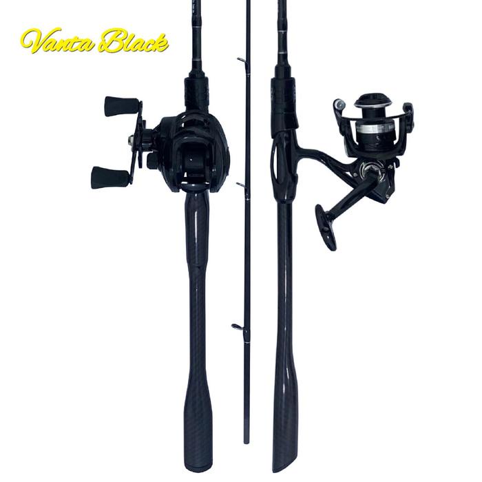 Shiimano Fishing - Aquapro Paket Set Alat Pancing Joran Vanta Black Spinning & Casting Rod High
