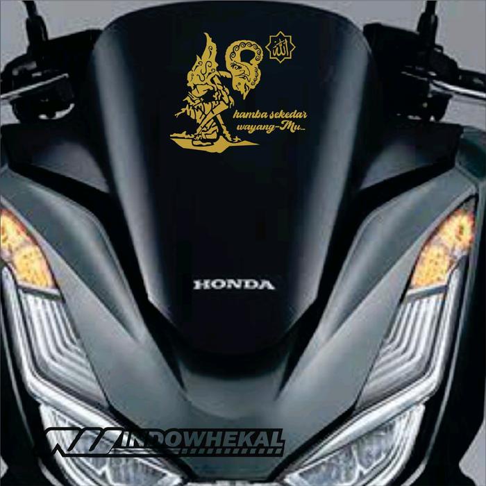 JTTOP" STIKER CUTTING HAMBA SEKEDAR WAYANG MU UNTUK MOTOR / MOBIL