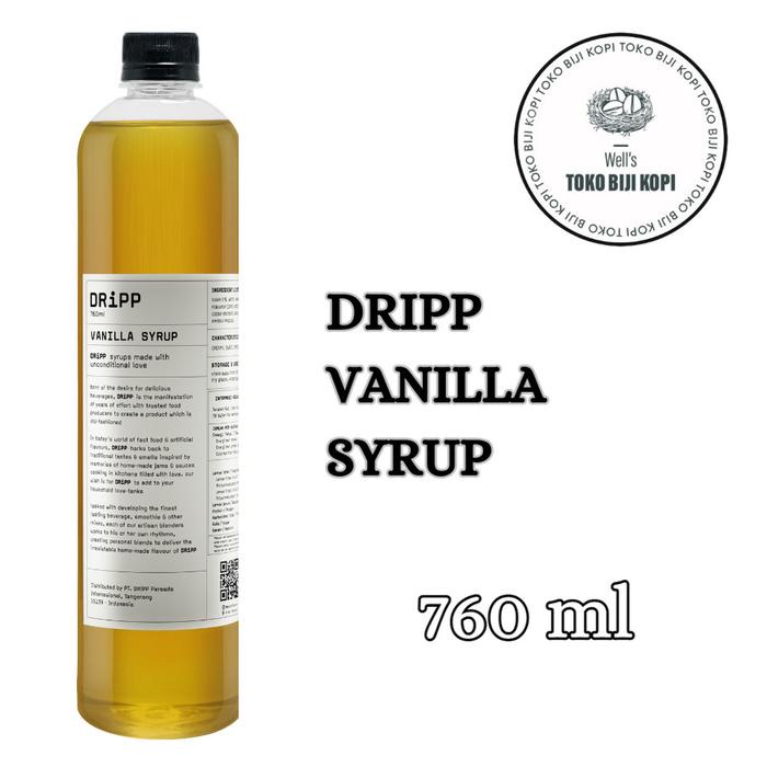 

DRIPP SYRUP VANILLA FLAVOUR - 760 ML / SIRUP DRIPP VANILLA TERLARIS