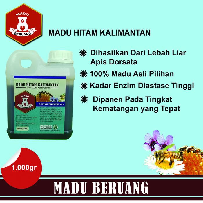 

MADU BERUANG HITAM KALIMANTAN 1KG ASLI TERMURAH
