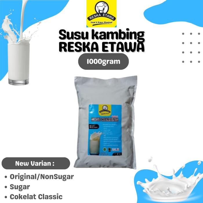 

terbaru !!! reska etawa susu kambing bubuk 1kg grade 1 susukambing ready