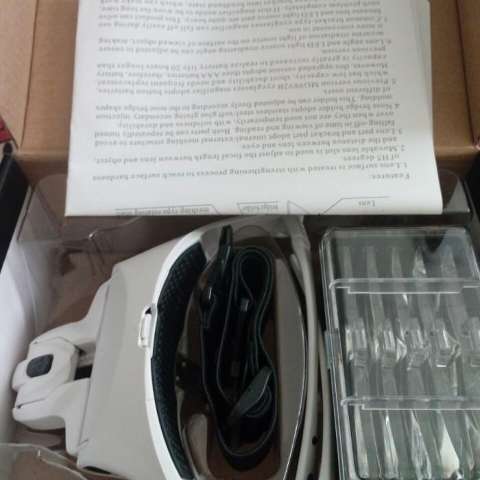 

JTTOP" KACAMATA SERVICE JAM / HP PEMBESAR 5X MAGNIFIER DENGAN 2 LAMPU LED