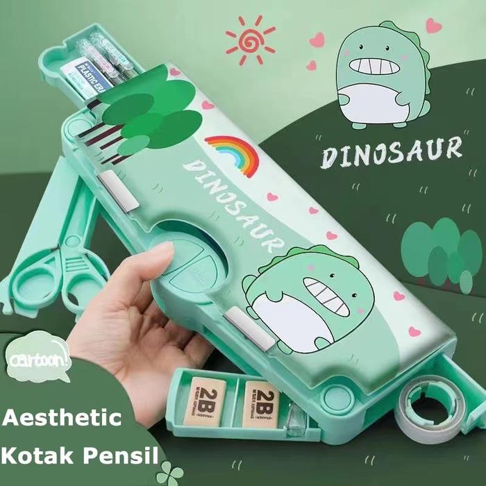 

JTTOP" (COD) KOTAK PENSIL MULTIFUNGSI LENGKAP PERUNCING GUNTING ISOLASI PENGHAPUS PENGGARIS KOTAK
