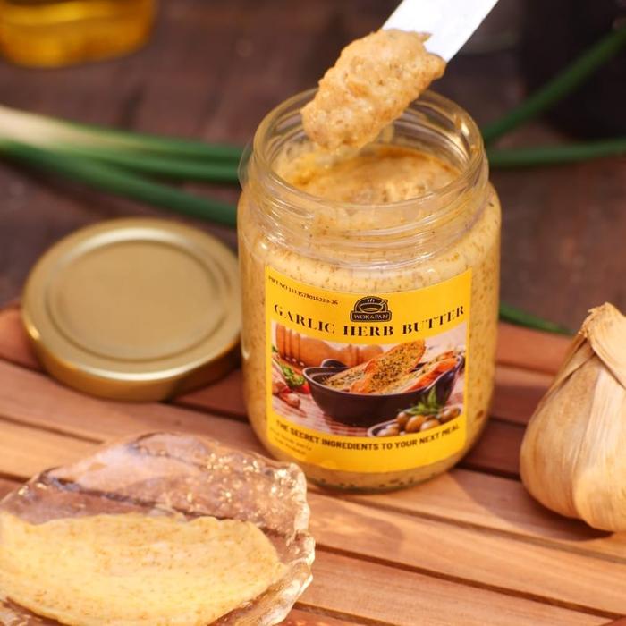 

terbaru !!! wokpan garlic herb butter buat olesan roti garlic bread,bruschetta dan lainnya ready