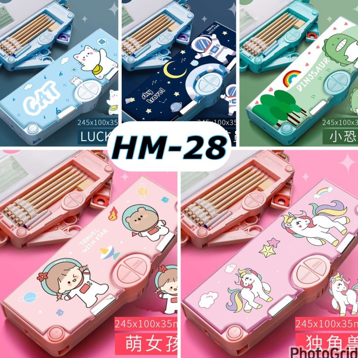 

JTTOP" HM28 KOTAK PENSIL SERBAGUNA TEMPAT KOTAK PENSIL MEKANIK MULTIFUNGSI