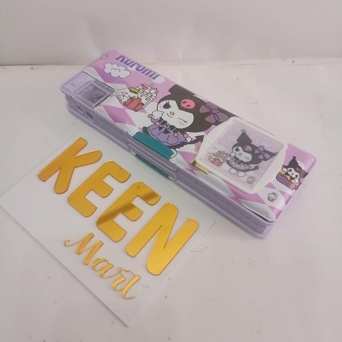 

JTTOP" KOTAK PENSIL ADA KALKULATOR/PENCIL CASE KALKULATOR/TEMPAT PENSIL MAGNET KALKULATOR