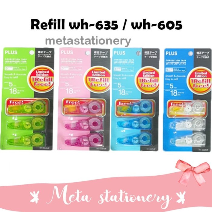 

JTTOP" REFILL TIPEX PLUS WH-635 ISI 3