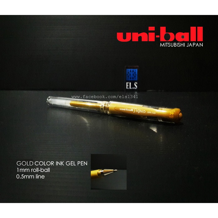 

JTTOP" UNI-BALL SIGNO BROAD PEN GEL GOLD