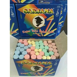 

JTTOP" KAPUR TULIS WARNA SARJANA/PACK