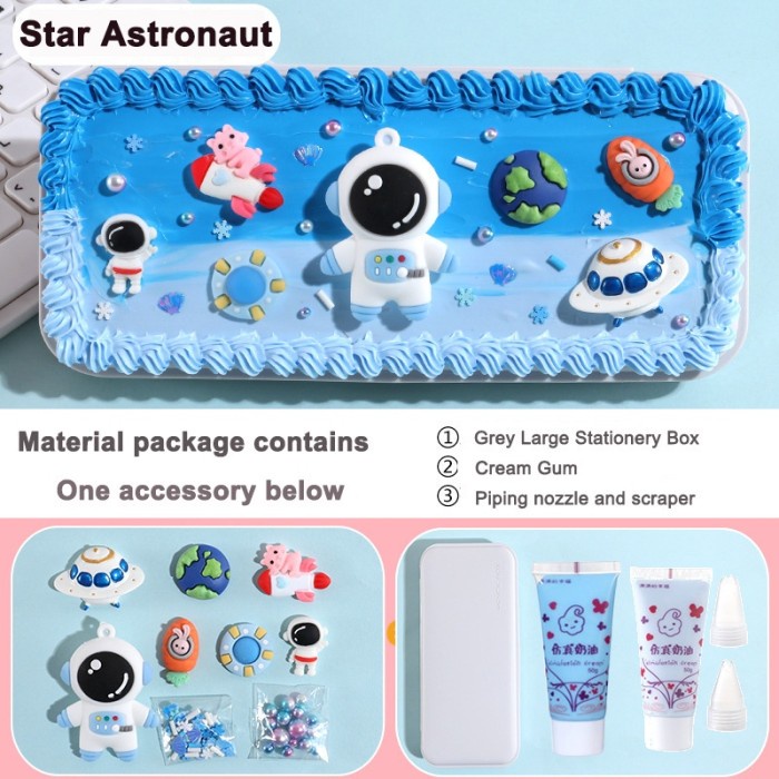 

JTTOP" KOTAK PENSIL DIY DECO CREAM KIT