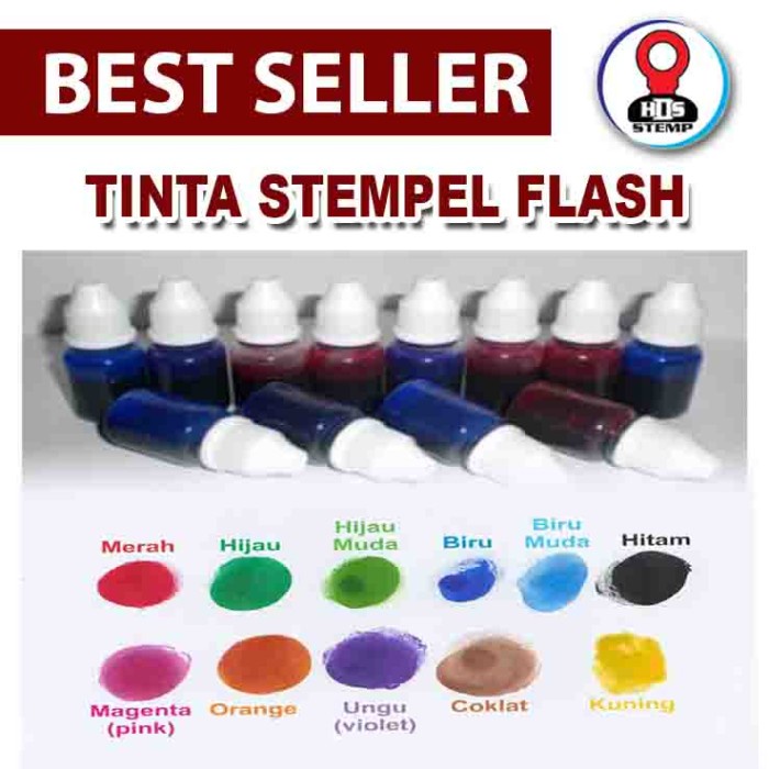 

JTTOP" TINTA STEMPEL OTOMATIS FLASH