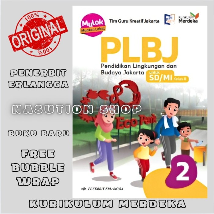 SALE !!! BUKU PLBJ KELAS 2 SD PENERBIT ERLANGGA KURIKULUM MERDEKA KM ORIGINAL READYY