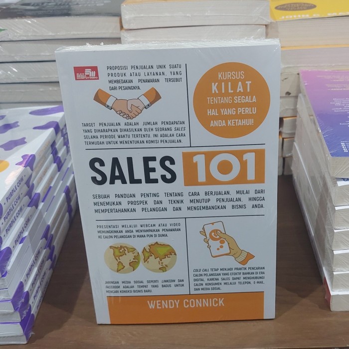 

SALE !!! BUKU SALES 101 : SEBUAH PANDUAN PENTING TENTANG CARA BERJUALAN BY WENDY CONNICK READYY