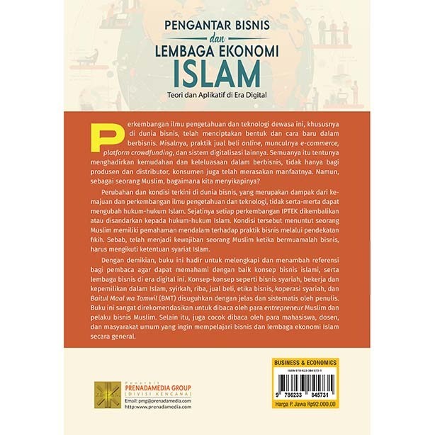 

SALE !!! BUKU PENGANTAR BISNIS DAN LEMBAGA EKONOMI ISLAM: TEORI DAN APLIKATIF READYY