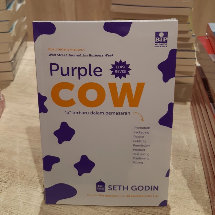 

SALE !!! BUKU PURPLE COW BY SETH GODIN PENULIS THIS IS MARKETING READYY