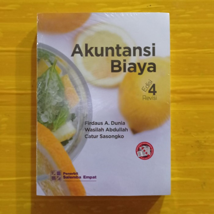 

SALE !!! BUKU AKUNTANSI BIAYA EDISI 4 REVISI BY. FIRDAUS A. DUNIA. ORIGINAL READYY
